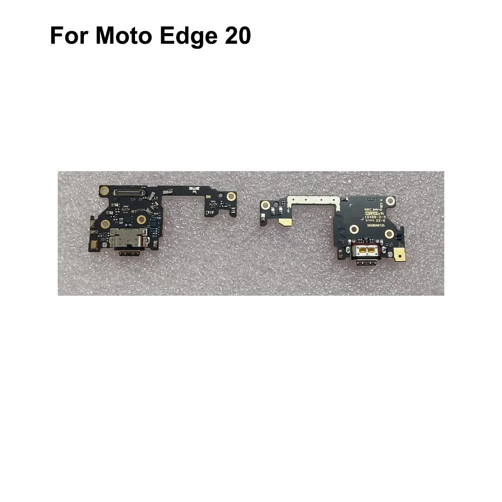 New USB Charging Port Board For Moto Edge 20 Dock Charger Plug Connector Board Replacement Parts XT2143-1