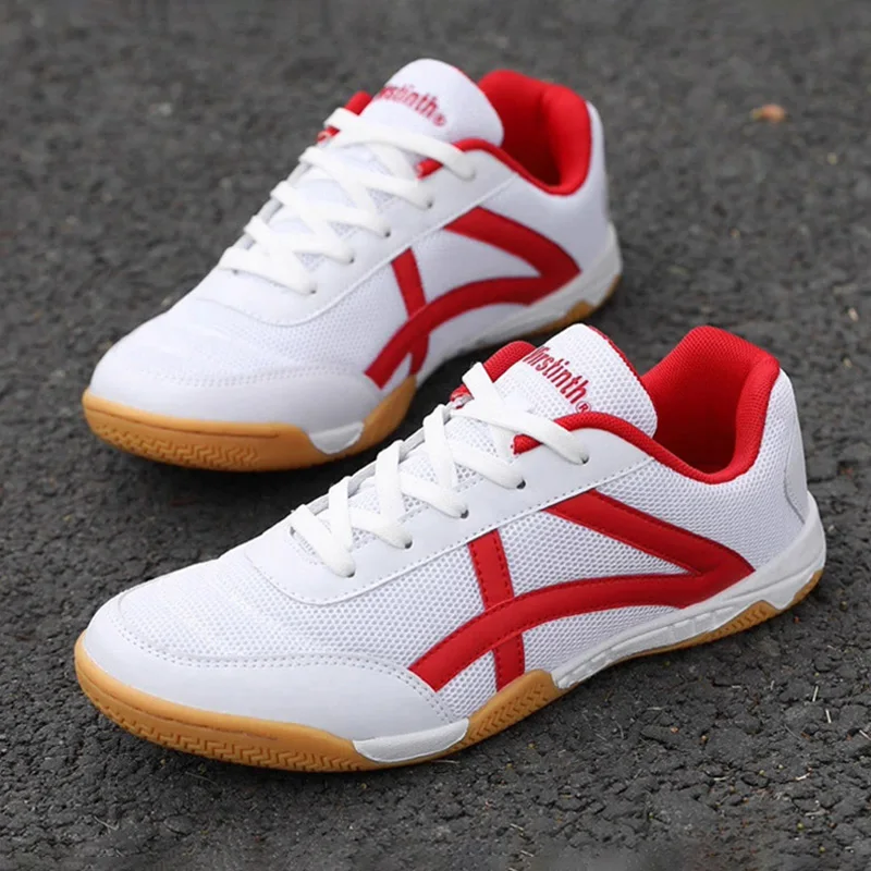 Virstinth-zapatos de tenis de mesa ligeros para hombre y mujer, zapatillas profesionales resistentes al desgaste, zapatos de Bádminton de doble torsión, 2024