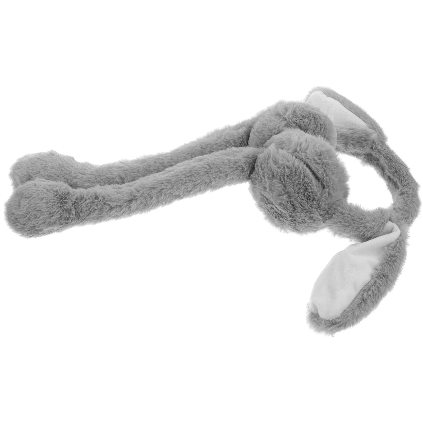 1Pcs Rabbit Ear Earmuffs Adorable Bunny Shape Stylish Ear Warmer Lightweight Portable for Spring Festival Holiday Fun Wearable