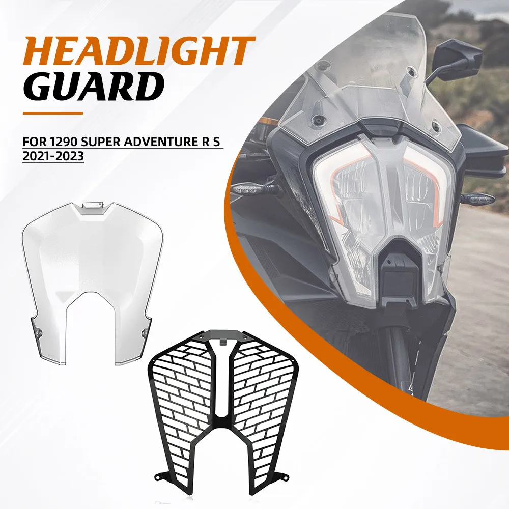 

FOR 1290 Super Adventure R S 2021-2023 Headlight Head Light Guard Protector Cover Protection Grill 1290 Super Adventure R/S 2021