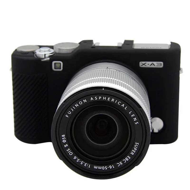 Gummi Haut Silikon Kamera Körper Fall Abdeckung Schutz Tasche Rüstung Weichen Gehäuse Rahmen Für Fujifilm XA3/XA5/XA10/XA20 Neue