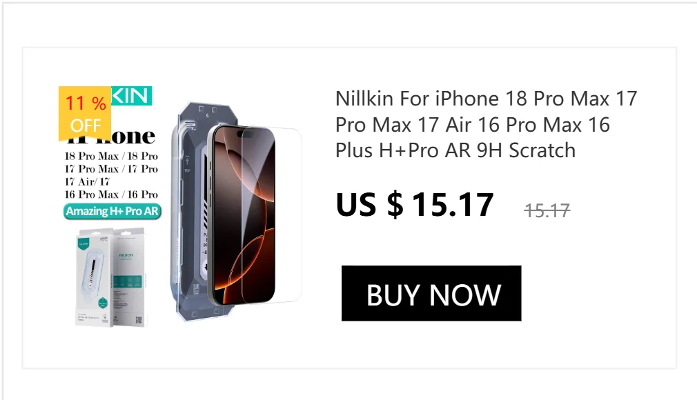 Nillkin For iPhone 18 Pro Max 17 Pro Max 17 Pro 18Pro Frosted Shield Pro Case PC+TPU Airbags Shockproof Anti-Scratch Phone Cover