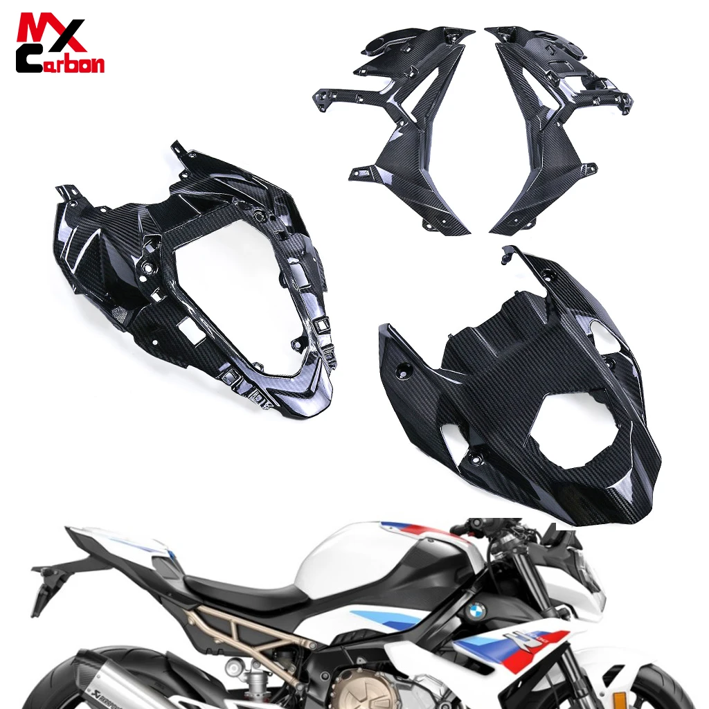 

Motorcycle Side Panels Rear Seat Cover Full Carbon Fiber Accessories For BMW S1000R 2021 2022 2023