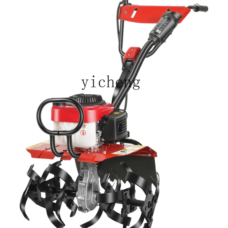 ZC Micro-Tiller Four-Stroke Small Soil Loosening Agricultural Furrow Rotary Tiller Cultivation Machine