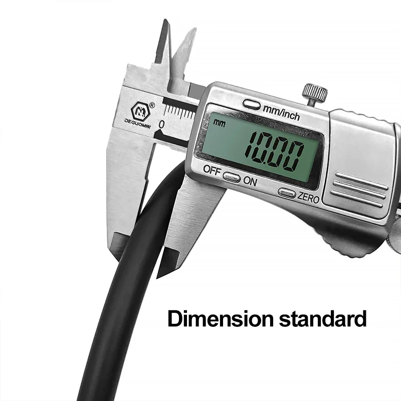 5/10 เมตรสีดํา NBR ซีลแถบยางคุณภาพสูงไนไตรล์ซีลเชือกรอบ Strip Dia 0.8 1 1.5 1.8 2 3 3.5 4 ~ 30 มม.