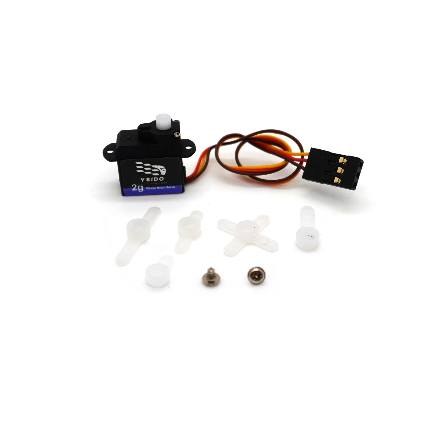 YSIDO 1/5/10/20Pcs 2g Micro Servo Plastic Gear Digital Servo for RC Model Car Airplanes Helicopter RC Boat Mode Robot