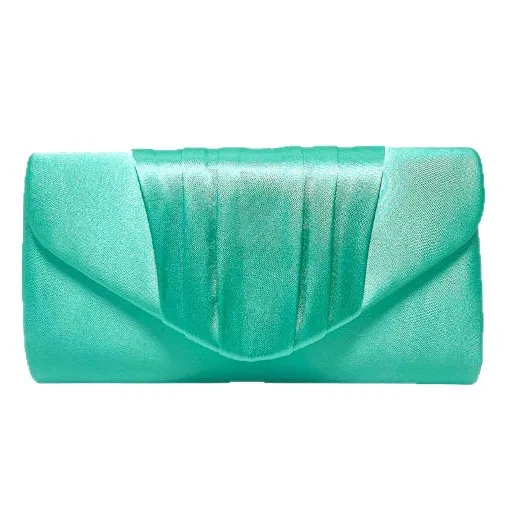 

Pleated Simple Dinner With Chain Bag Oblique Span Fashionable And High-end Women's Handbag Evening Bags Sac De Marque Luxe Femme