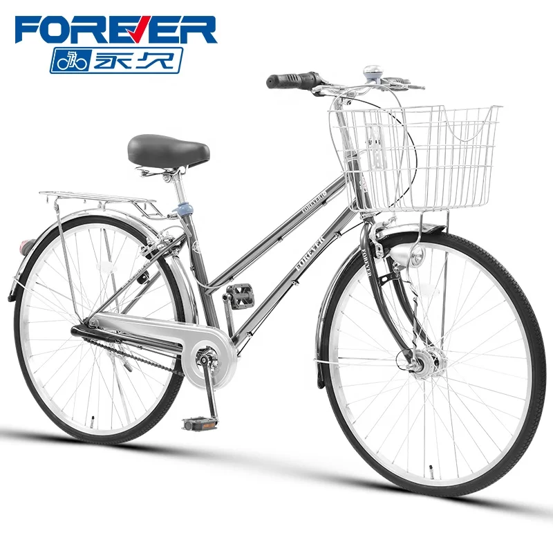 2022 Direct Selling 24/26 Inch Single Speed High carbon steel Bike City Bicycle Urban Bicycle For Women