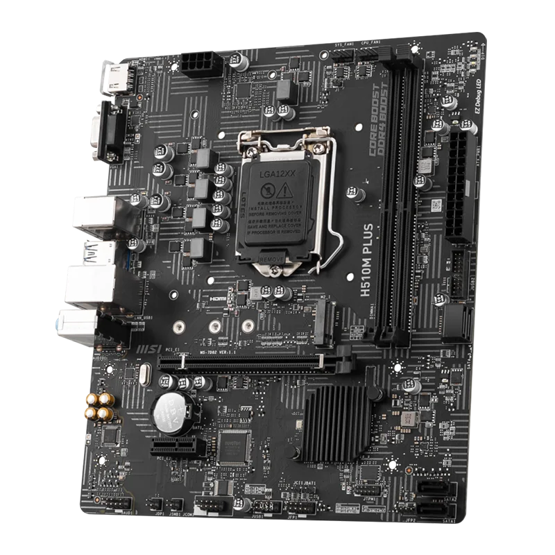 MSI H510M PLUS LGA 1200 DDR4 يدعم اللوحة الأم Intel 10th فقط