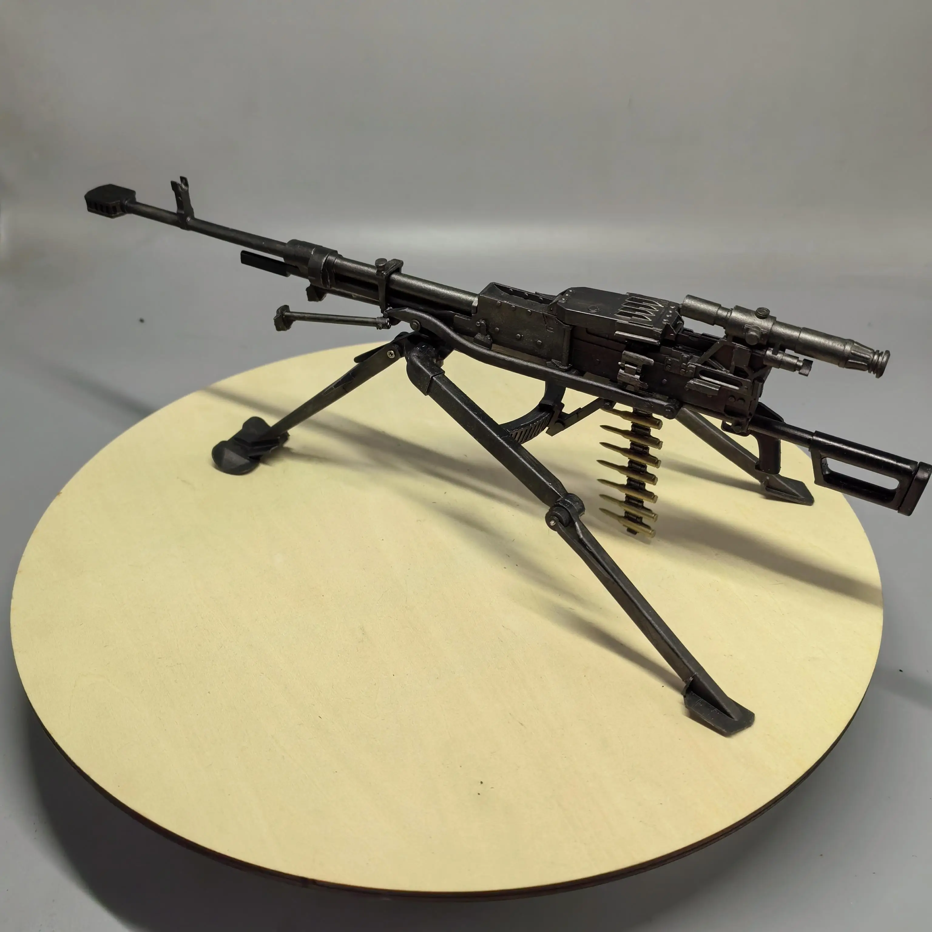 Figura de acción impresa en 3D, modelo de ametralladora pesada, KORD NVS, accesorio de pistola en miniatura para coleccionistas de muñecos militares, 1/6