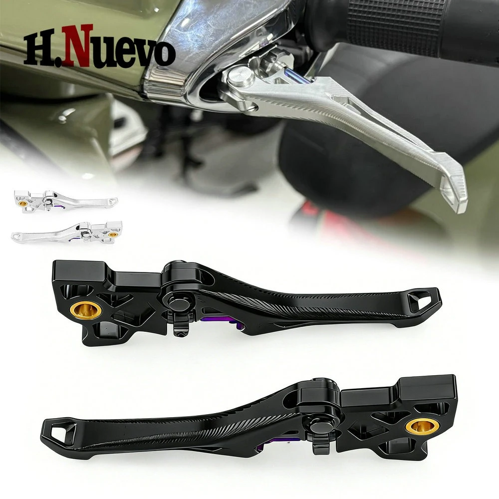 

Motorcycle Compaitible With Sprint150 S150 LX150 2013-2025 CNC Aluminum Handlebar Infinitely Adjustable Brakes Levers