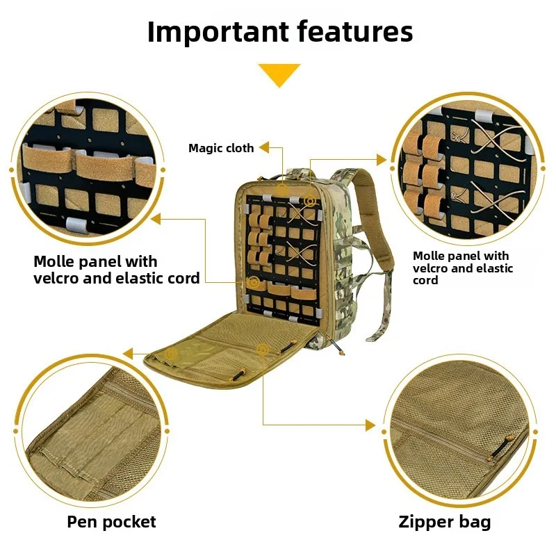 500D Nylon Tactisch Vest Drinkrugzak Molle Pouch Jachtvest Plate Carrier Uitbreiding Helmtas Outdoor Airsoft Apparatuur