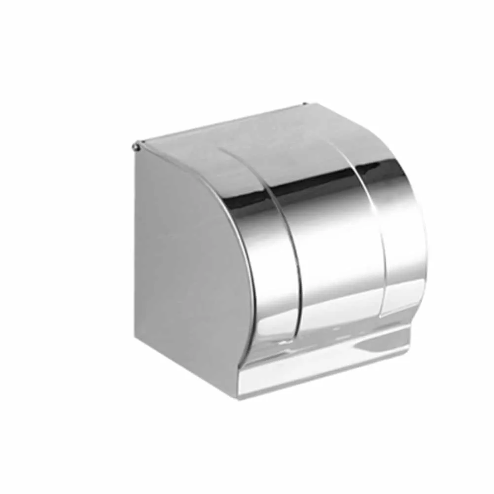 

Stainless Steel Paper Towel Holder Durable Storage Rack Bathroom Kitchen Tissue Dispenser No Punch Wall Mount Heavy Duty
