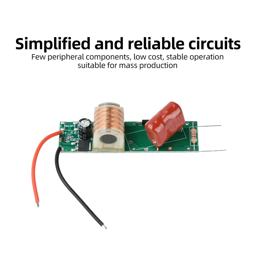 DC 3,7 V auf 5000 V/3000 V Step-Up-Modul, Puls-Lichtbogen-Hochspannungsplatine für DIY Elektrische Mückenklatsche – Detail 7