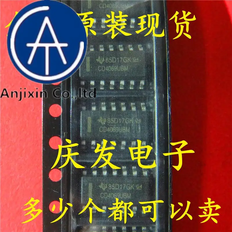 

10pcs 100% orginal new in stock CD4069UBM CD4069BM CD4069 SOP14 six non-gate inverter