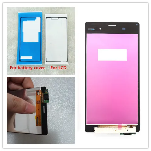 White or Black For Sony Xperia Z3 D6603 D6643 D6653 D6633 L55t LCD Display Touch Digitizer Screen Assembly+ Sticker