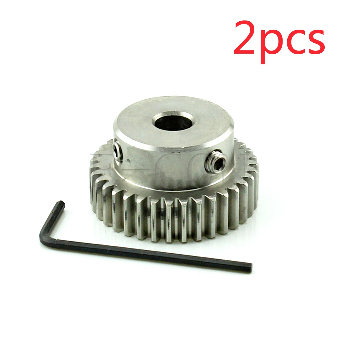 

2pcs 1 Module Stainless Spur Gear 1M-37T 37 Teeth Bore 8mm/10mm/12mm Teeth Width 10mm Motor Gear Wheel With Steps