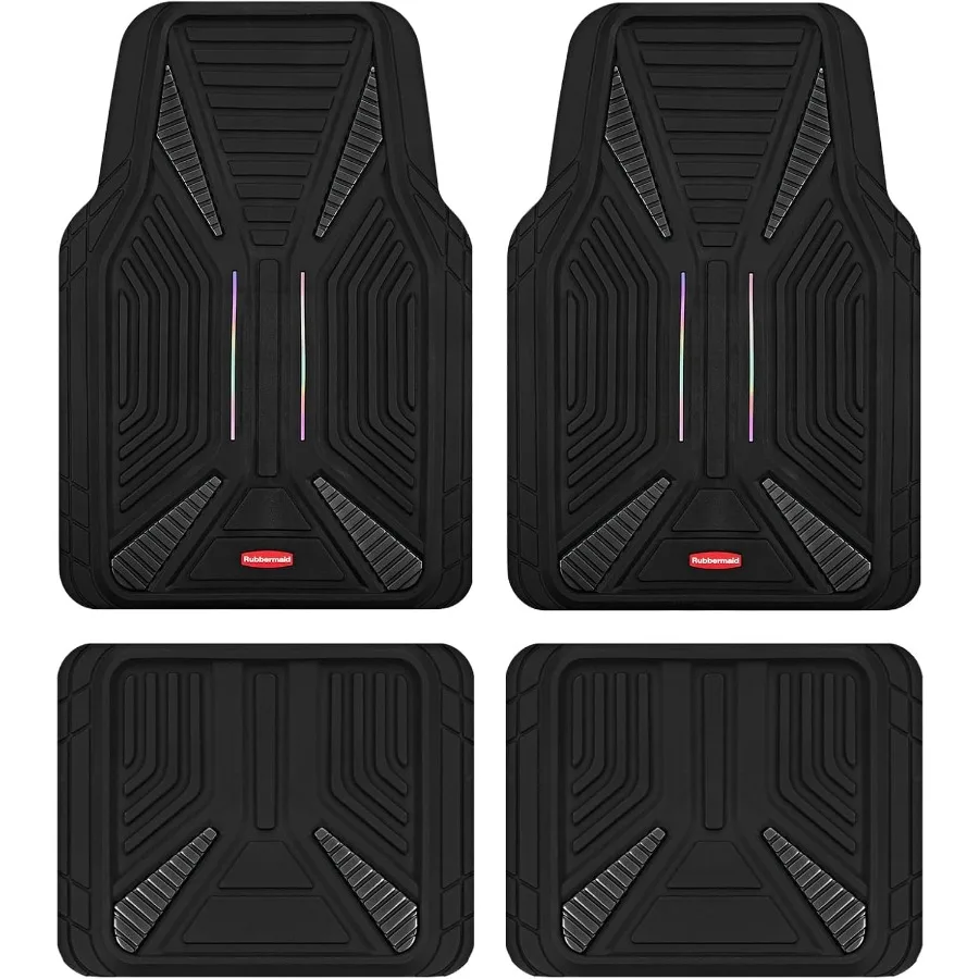 

Car Mat Full Set Universal TrimtoFit HeavyDuty Car Floor Mats 4Piece Set for All Weather Protection Durable Rubber Mat for Cars