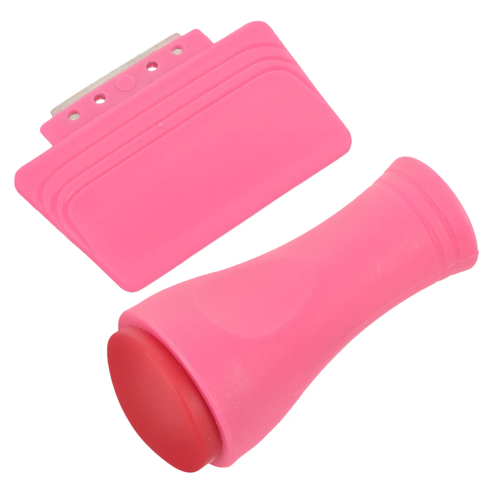2 ensembles de tampons de manucure avec racloir, fonctionnement fluide pour des motifs d'art d'ongles uniques, outils de manucure de qualité salon, plaques de tamponnage