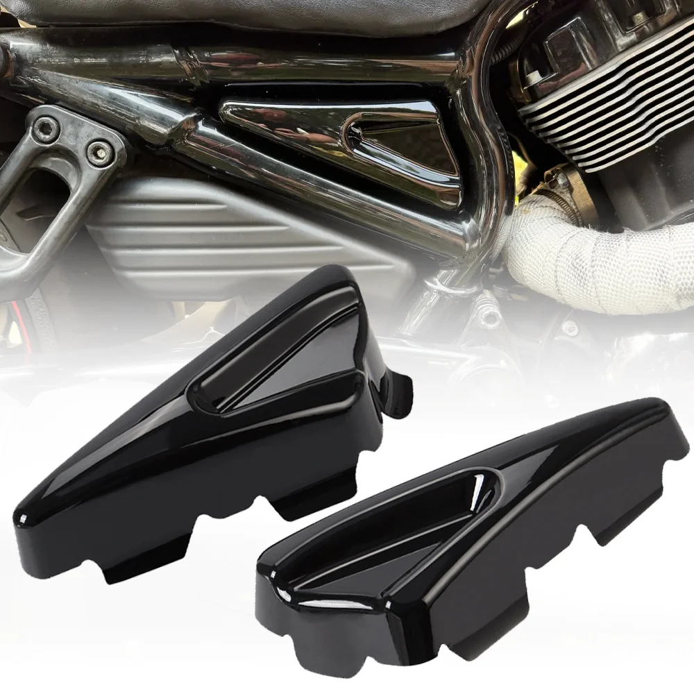 

1pair Motorcycle ABS Gloss Black Tank Side Frame Covers For Harley V-ROD VRSCDX NIGHT ROD SPECIAL NRS VRSCF MUSCLE 2007-2017