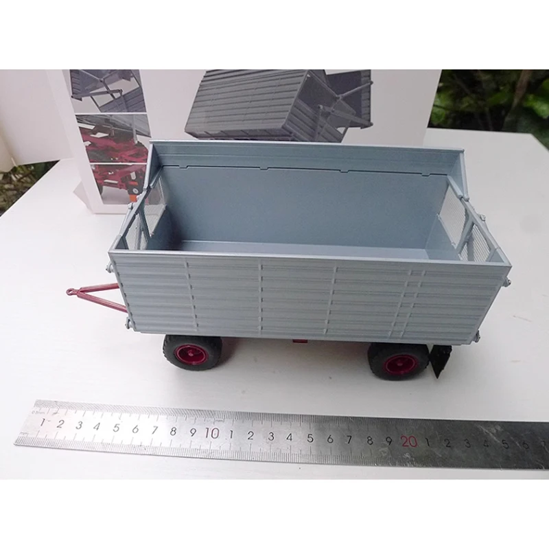 23cm SCHUCO Diecast 1:32 HW 80 SHA German Alloy Bucket Trailer Model Adult Children Classic Collection Static Display Gift