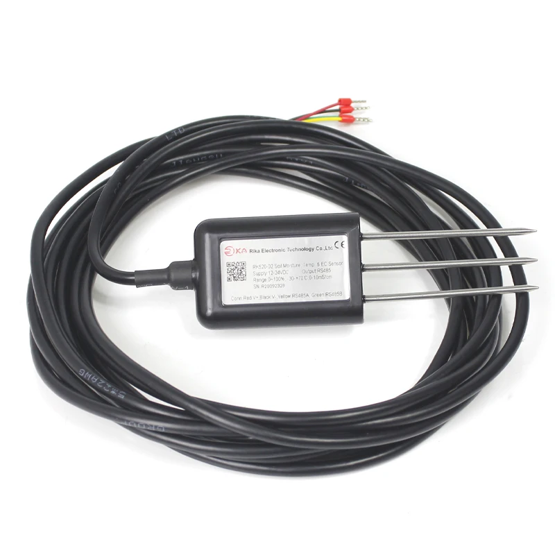 2026 Rika RK520-02 Combined Soil Temperature, Moisture & EC Sensor Three-in-One