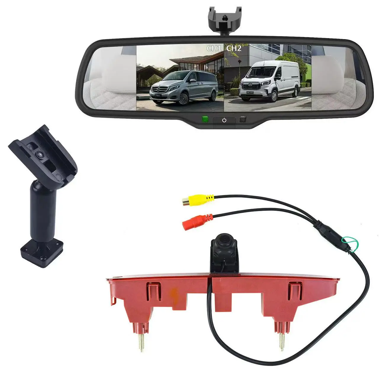 The third brake light on the reverse rearview camera is marked for Partner # 2 Tepee Rifter Citroen Berlingo 3 4 B9