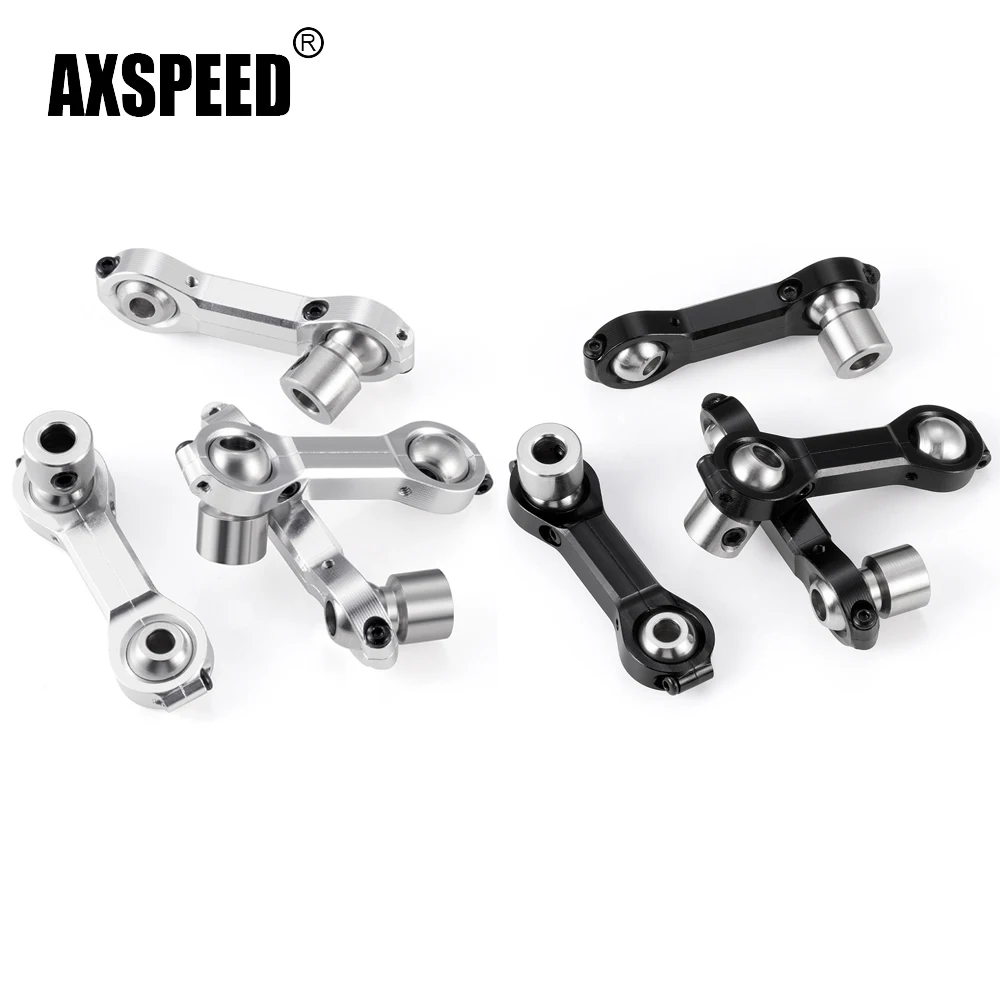 AXSPEED Aluminum Alloy Front and Rear Anti-Tilt Rod Bar Set Link Mount for Losi 1/5 5IVE-T 2.0 RC Car Truck Upgrade Parts