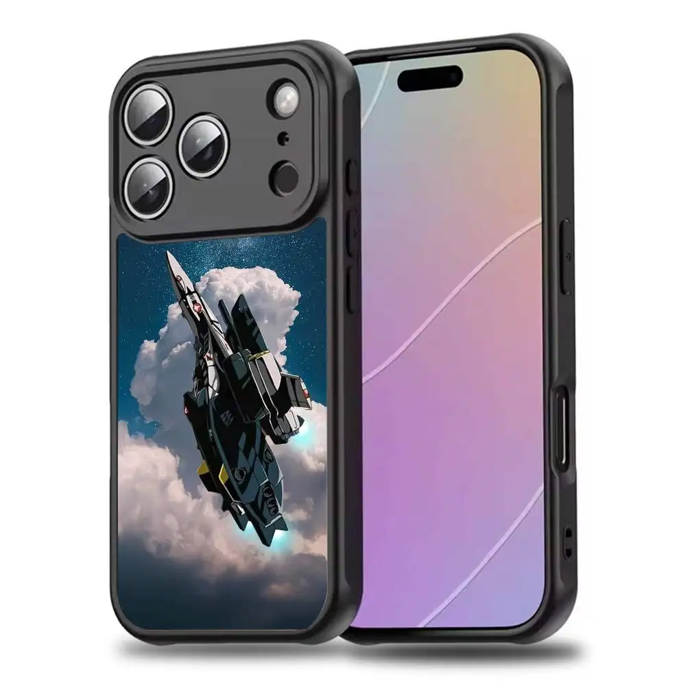 R-robotechES m-macross coque de téléphone pour iPhone 17,16,15,14,13,12,11,Pro,Max,Plus,Mini,SE4,E charge sans fil magnétique Magsafe