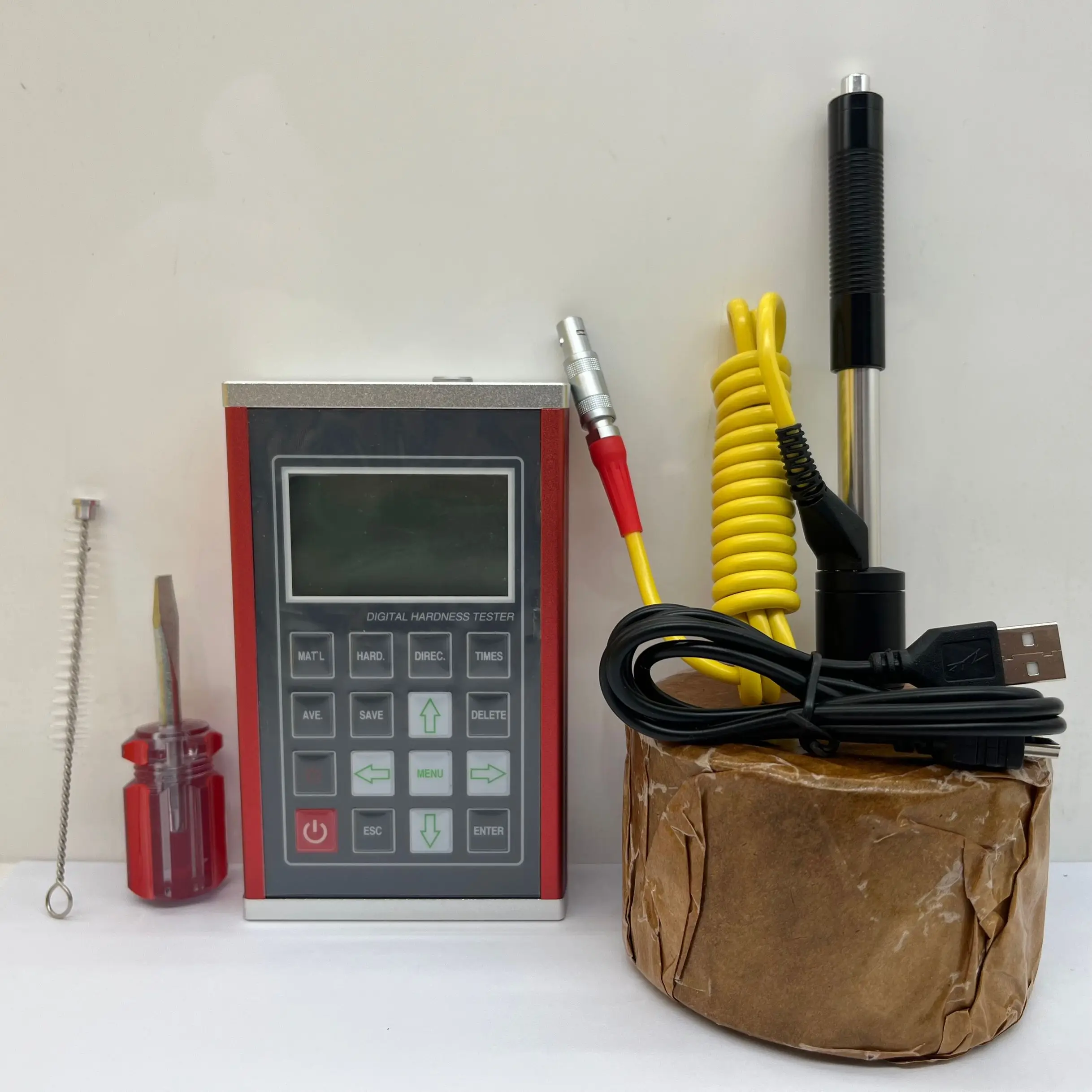 

HV, HB, HRC, HRB, HRA, HS Digital Rolling Pipe Portable Hardness Tester RHL-50B