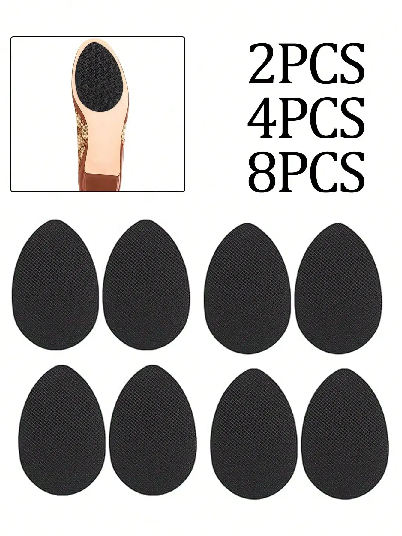 Non-Slip Shoes Pads Adhesive Shoe Sole Protectors,Anti Slip Shoe Grips,  Shoe Gummies for Heels,High Heels Anti-Slip Shoe Grips