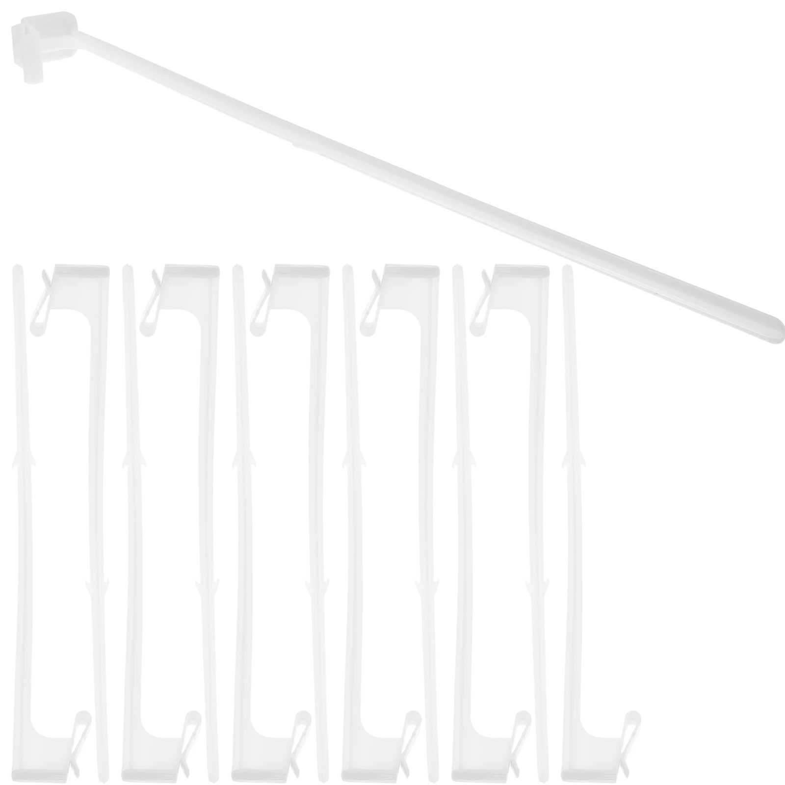 

12Pcs Car Window Flagpoles Easy Installation Clip-on Flag Holders Vehicle Window Flag Racks for Vehicle Truck Use