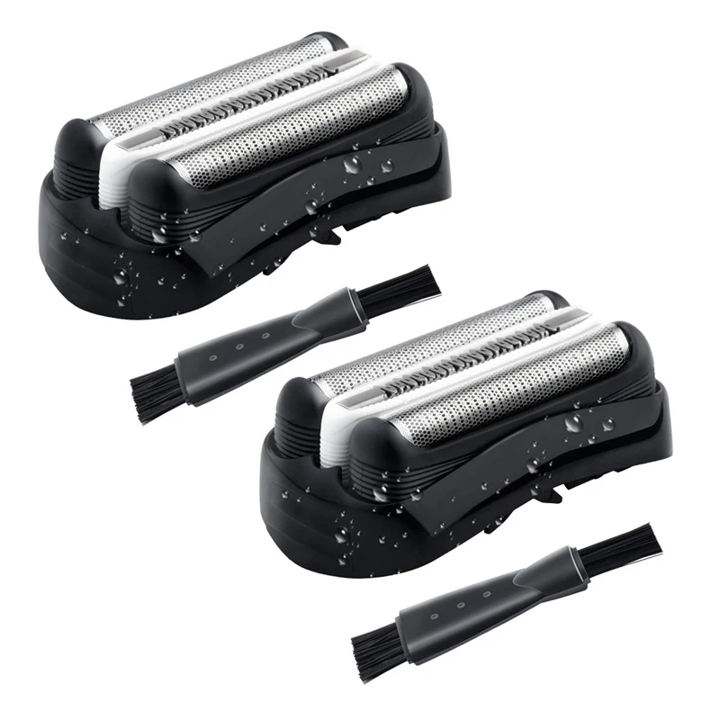 New 2X 32B Shaver Head Replacement For Braun 32B Series 3 301S 310S 320S 330S 340S 360S 380S 3000S 3020S 3040S 3080S