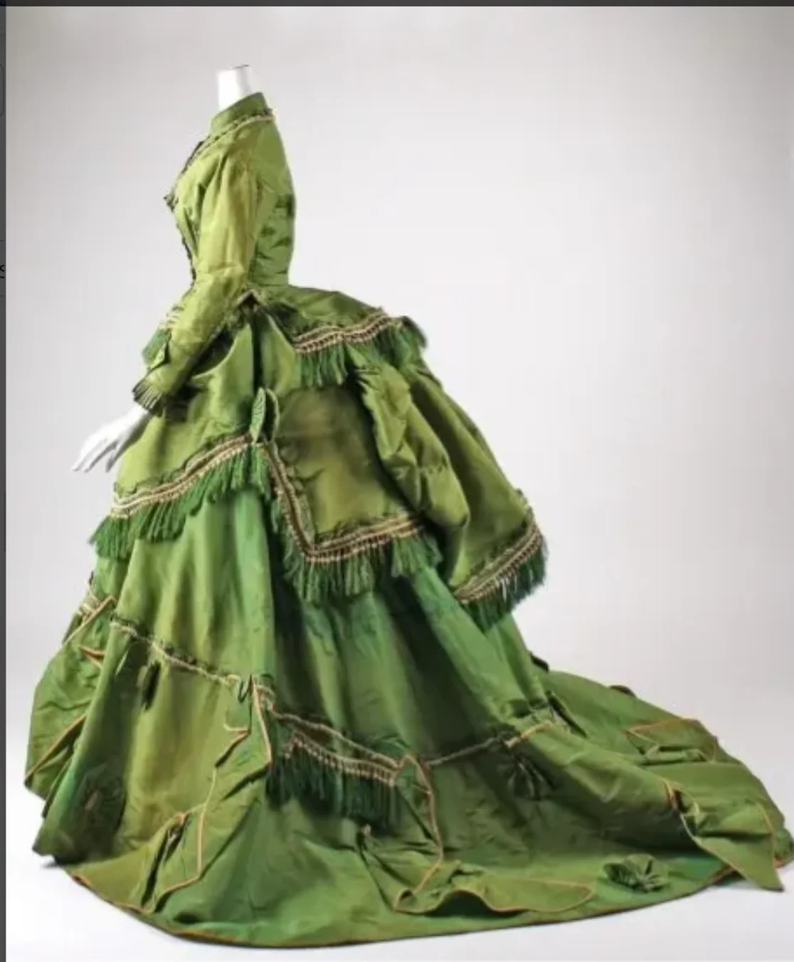 Green Customer-made Victorian Dress1860S Scarlett Civil War Southern Belle dress Marie Antoinette dresses AD-4