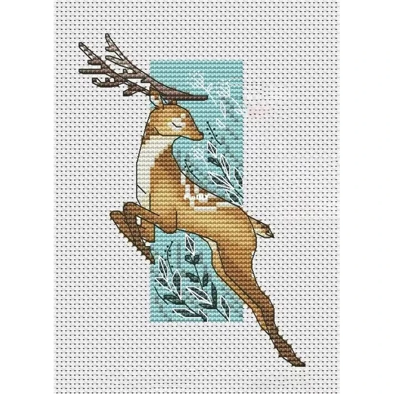 

ZZ9418 Набор для вышивки крестом Набор для вышивки крестом Вышивка Рукоделие Ремесленная посылка Хлопчатобумажная ткань Мулине Homfun Живопись Animal Crossing