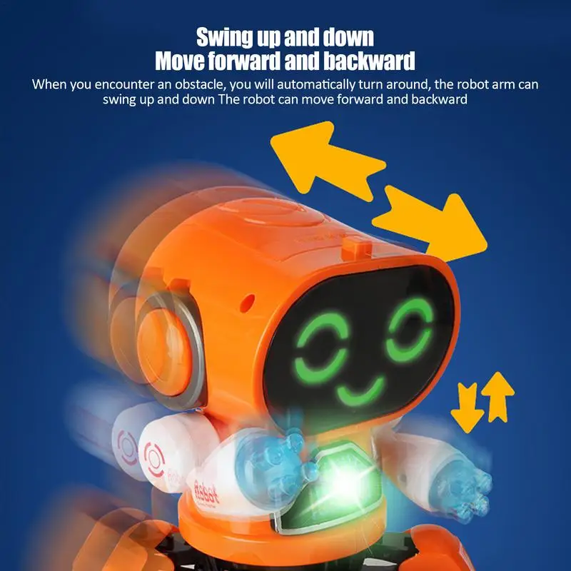 Musical Dancing Robot Toys Octopus-Shaped Electric Toy Dancing With Music Led Flashing Lights Intelligent Sensor Toy For Kids