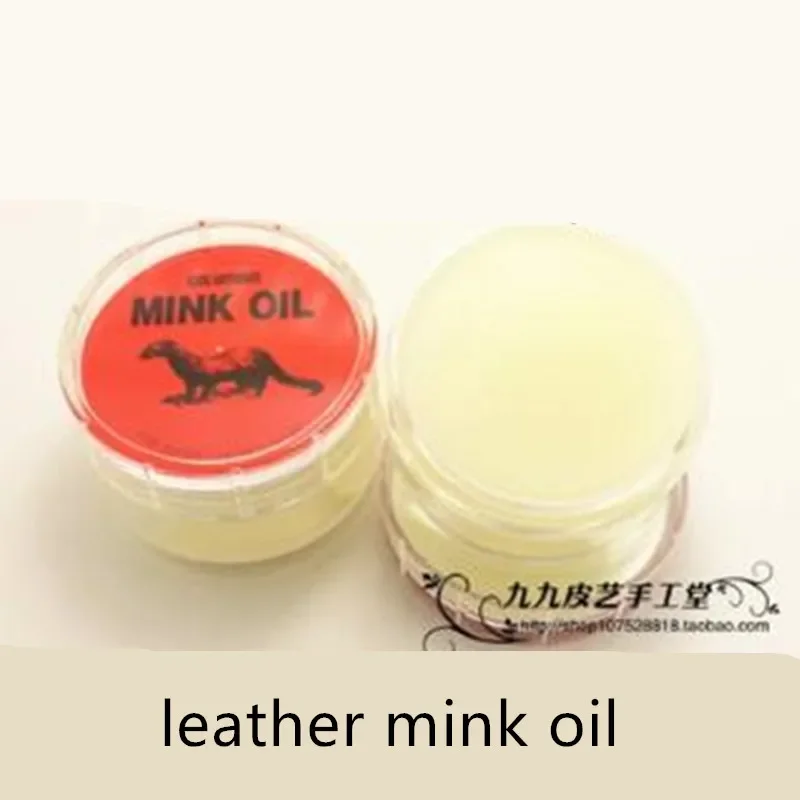 Mink Oil Cream Handmade Leather Leather Weasel COLUMBUS Import Columbo Mink Weasel Fat Cream