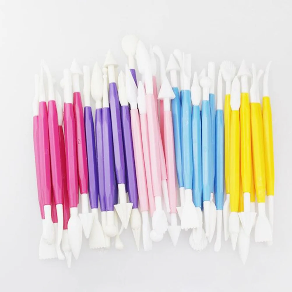 8pcs Sugar Craft Modelling Tool Set Cake Decorating Sculpture Pen Baking Supplies Icing Pens Mould Tool For Edible Non-Edible