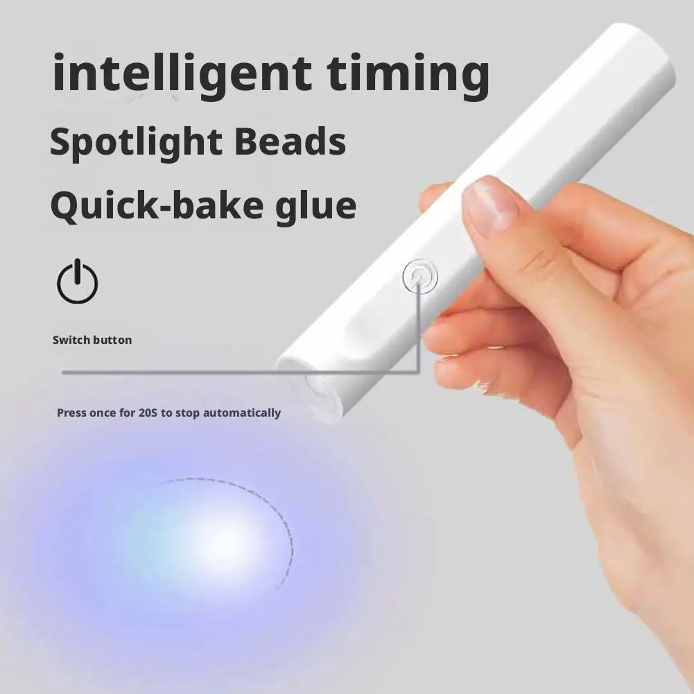 Practical Mini Nail Dryer UV Led Lamp for Fast Gel Nail Drying Professional Handheld Manicure Light Machine Nail Art Tools