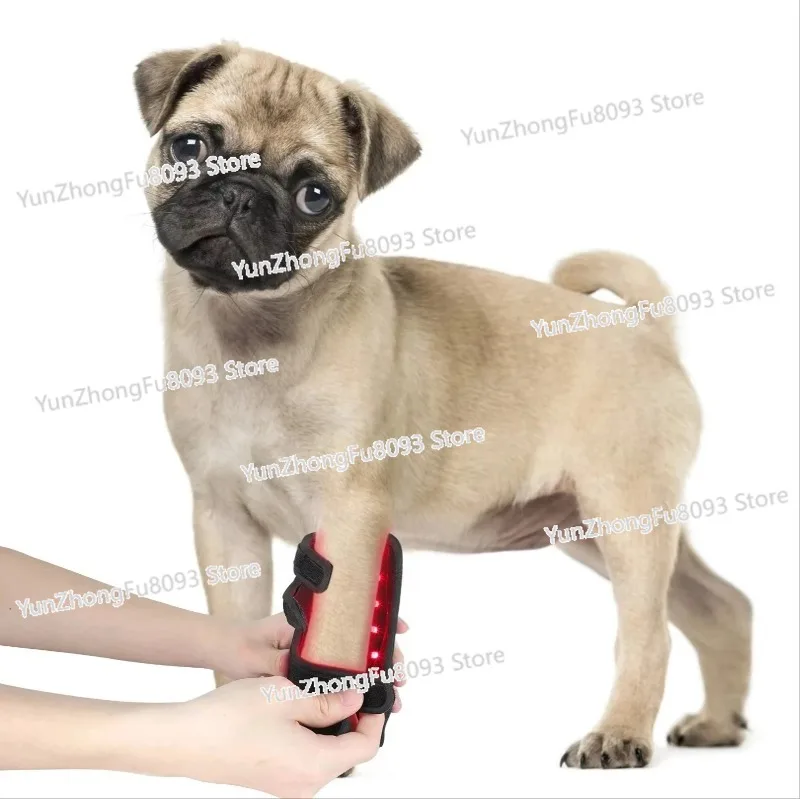 Cat and Dog Leg Guards, Pet Animal Protectors, Knee Pads, Blue Light Vibration Massage