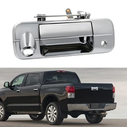 Chrome Tailgate Door Handle Camera Hole  For Toyota Tundra 2007-2013 Exterior Liftgate Handle Rear Gate Latch Handle 690900C051