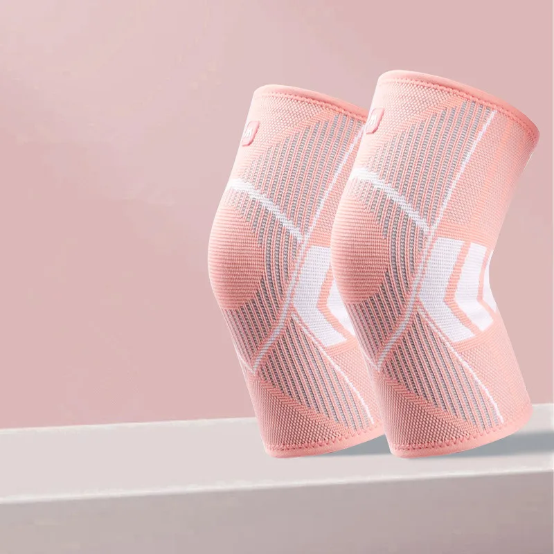 

New 2pcs Sports Knitted Knee Pads Breathable Running Mountaineering Fix Knee Preventing Joint Injuries Pain Knee Sleeves