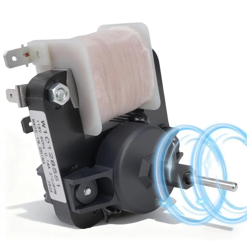 【MELHORES DÍZENHOS】Peça de Substituição do Motor do Ventilador do Evaporador do Refrigerador W10128551 WPW10128551 Para Whirlpool Kenmore Amana Crosle