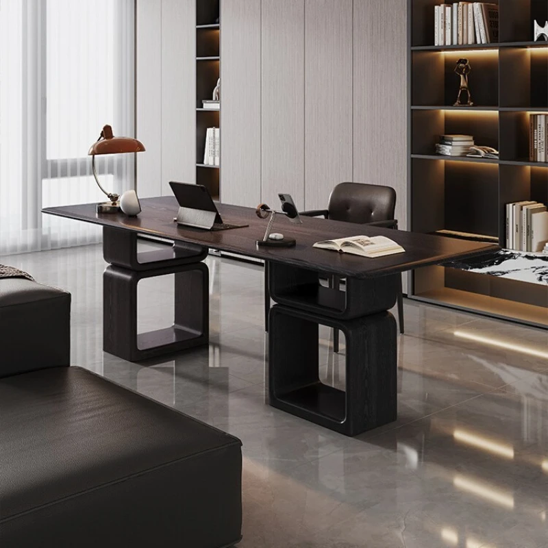 Reception Living Room Office Desks Furniture Study Table Modern Boss Office Desks Simple Artificial Board Furniture Стол MHBGZ