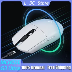 MCHOSE G3 Ultra Gaming Mouse Tri-mode Wireless 8k Lightweight Ergonomics Long Battery Life Laptop Mouse Customized Pc Accessory
