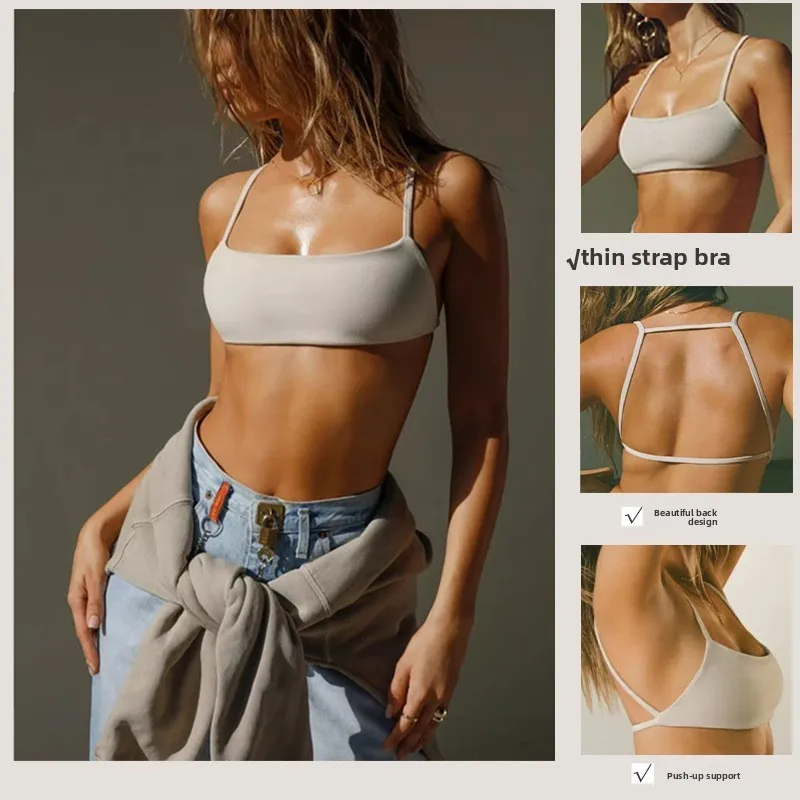 

Фитнес Сбор спины с нагрудным ковриком Спортивное нижнее белье Женская одежда для бега на открытом воздухе Йога Тренировочный бюстгальтер