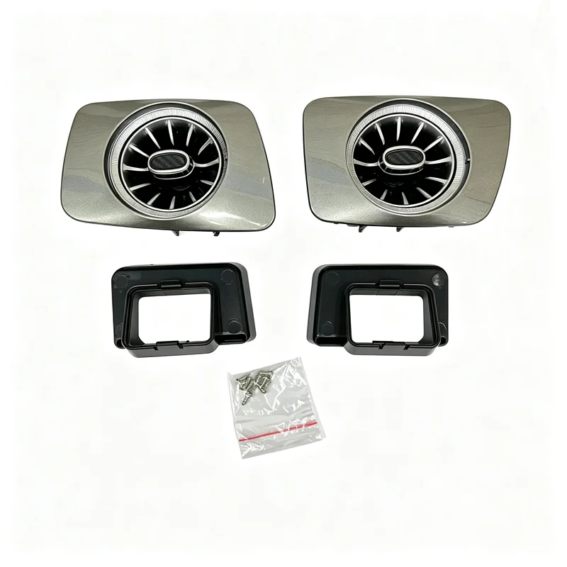 

Replacement AC Air Vent, Bright Silver Gray & Black for Chevrolet Cobalt 2016+