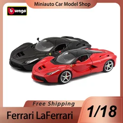 In Stock Bburago 1:18 Elites Ferrari Laferrari Alloy Miniature Diecast Model Ferrari Monza Sp1 Ferrari Rafa Toys Christmas Gift