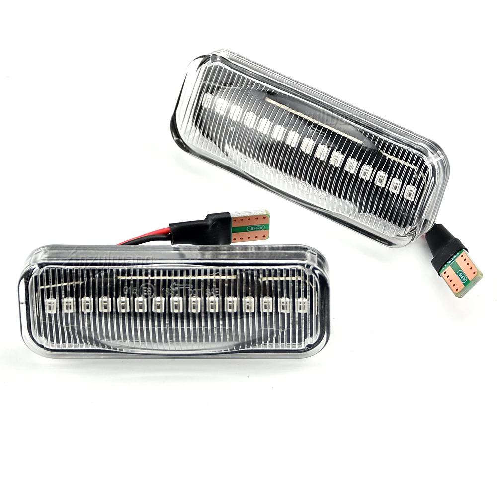 

A Pair LED Dynamic Side Marker Light Turn Signal Sequential Blinker Lamp For Opel Omega B Stufenheck Caravan 1994-2003