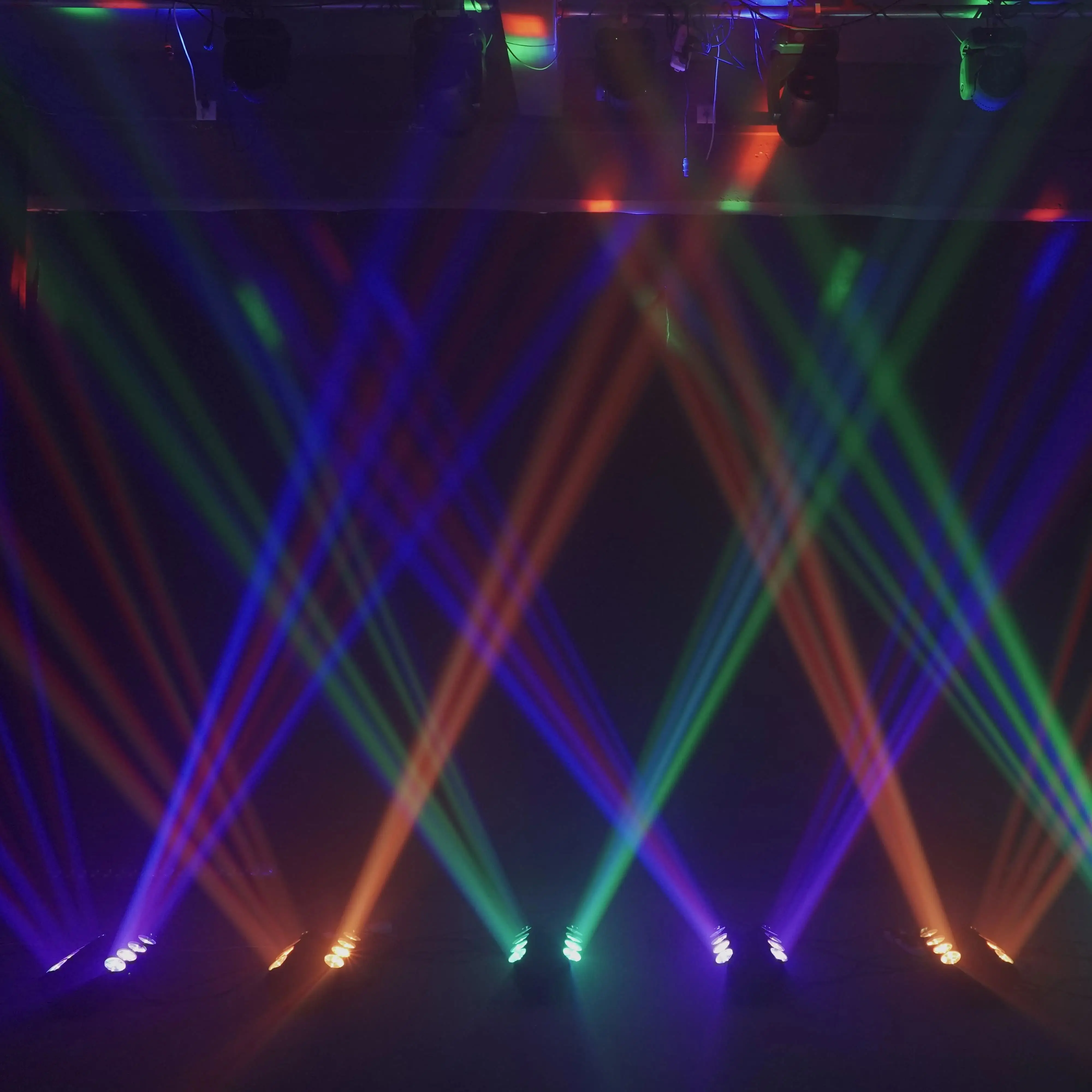 Luz de araña Led con cabezal móvil, iluminación 4 en 1, 8x15W, RGBW, para fiesta, DJ, DMX